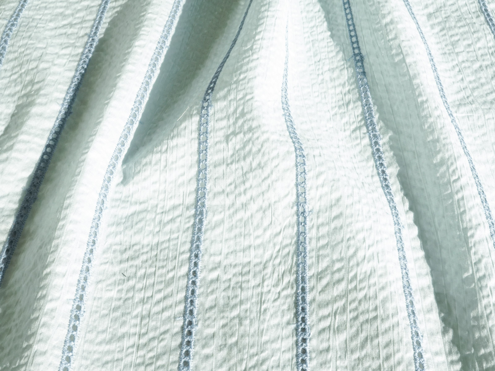 KCL808MW [ D/#3135 ]Embroidered Cotton 80 Lawn Wrinkle Finish