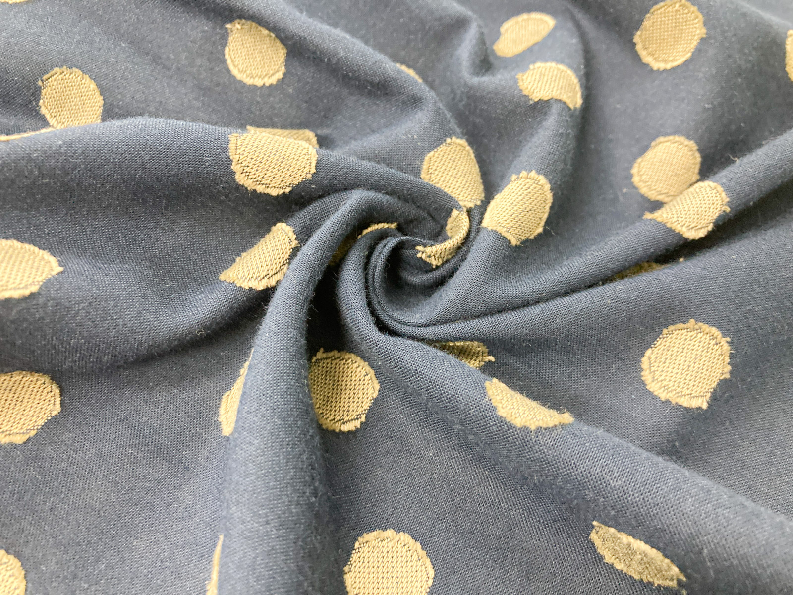 KKC841 [ D/#2 ]Dyed Cotton Polyester Cut Jacquard