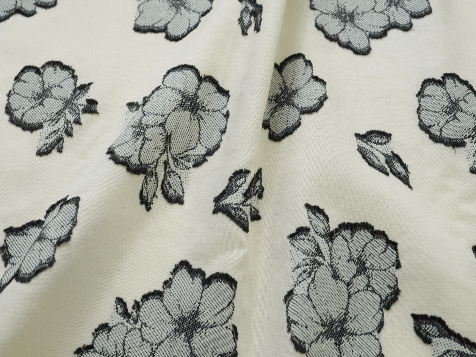 KKC841 [ D/#4 ]Dyed Cotton Polyester Cut Jacquard
