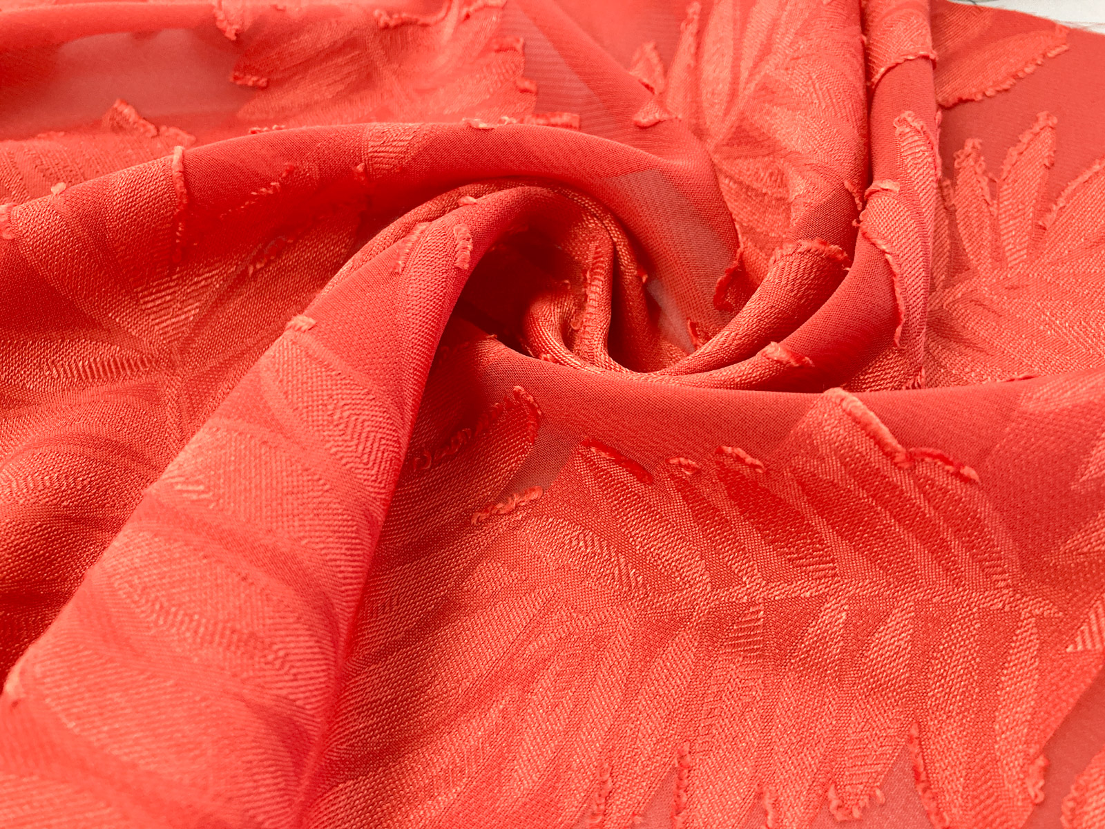 KKF4190 [ D/#306 ]Dyed Polyester Chiffon Cut Jacquard