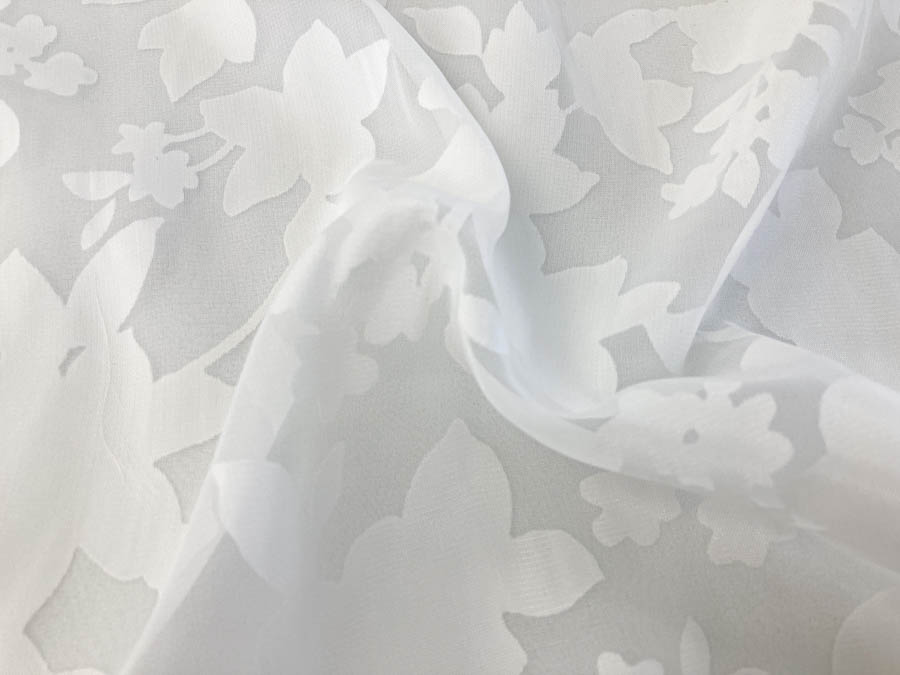 KKOP9117 [ D/#1 ]Burn-out Printed Rayon Polyester Fabric