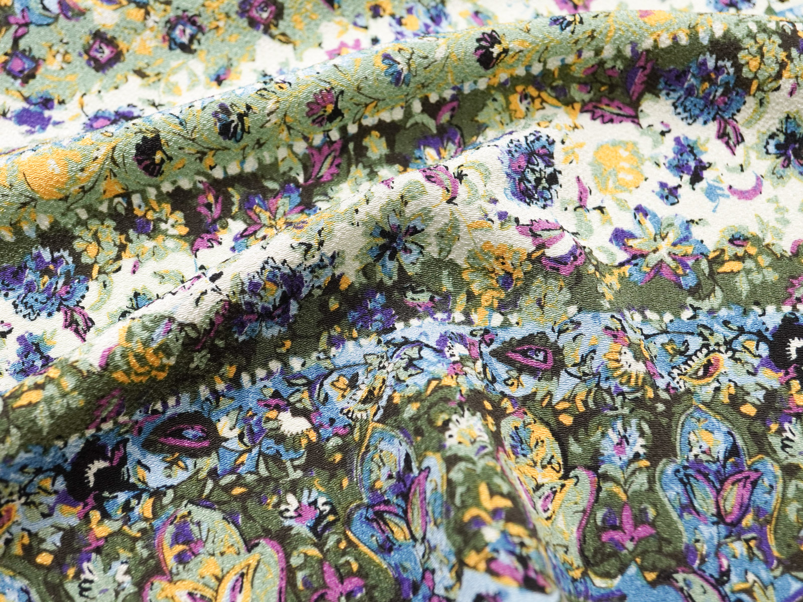 KKP2338 [ D/#B-111 ]二越ちりめん®多色プリント