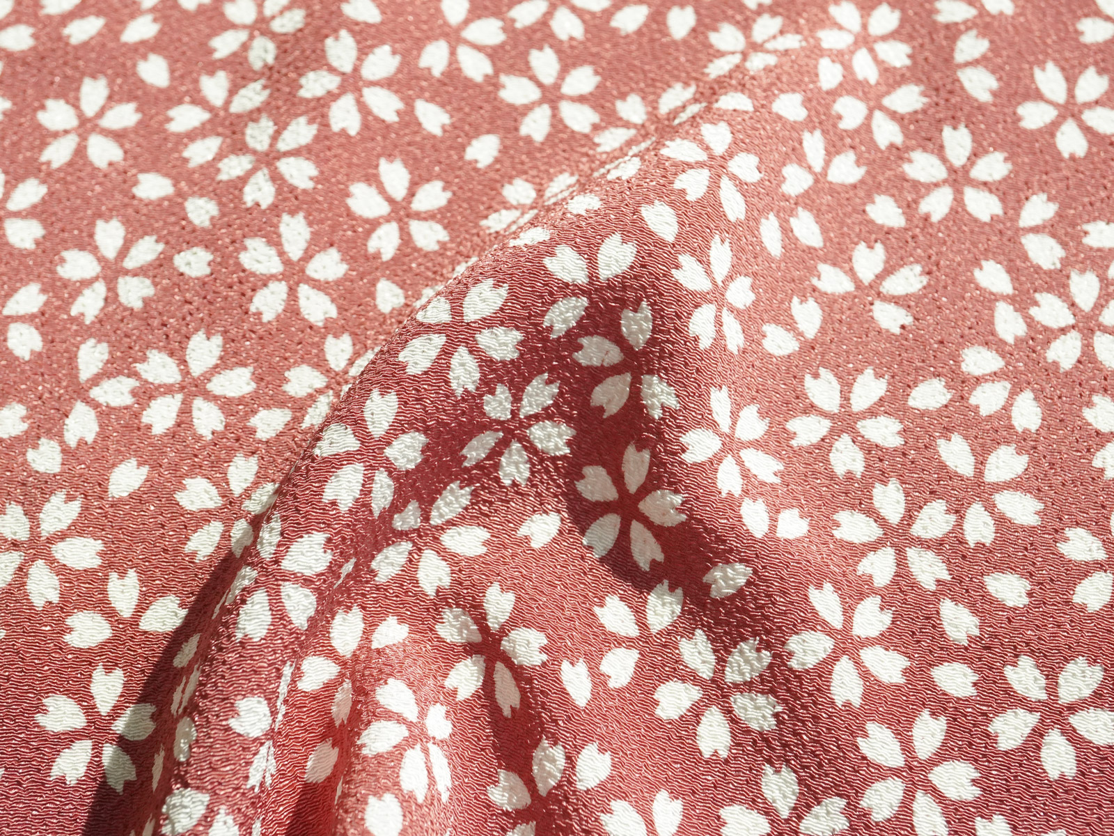 KKP3338 [ D/#花桜 ]二越ちりめん®単色プリント