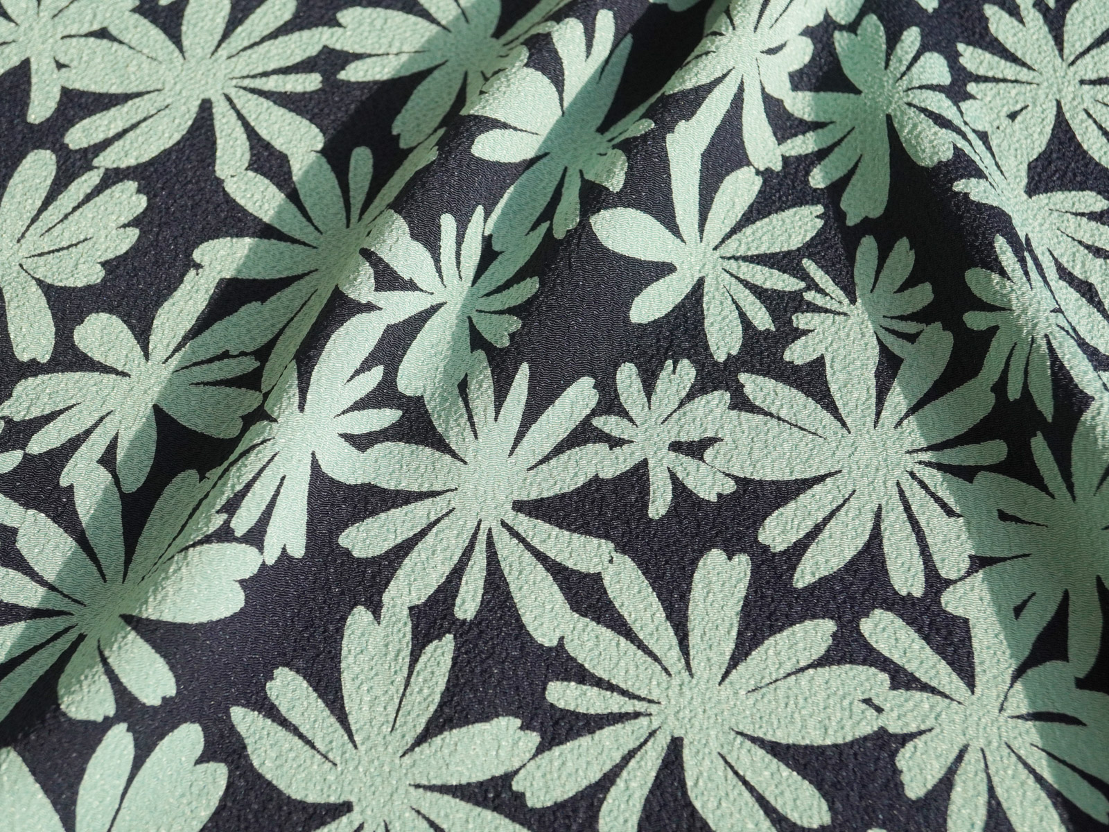 KKP3338 [ D/#130 ]Printed Polyester Chirimen