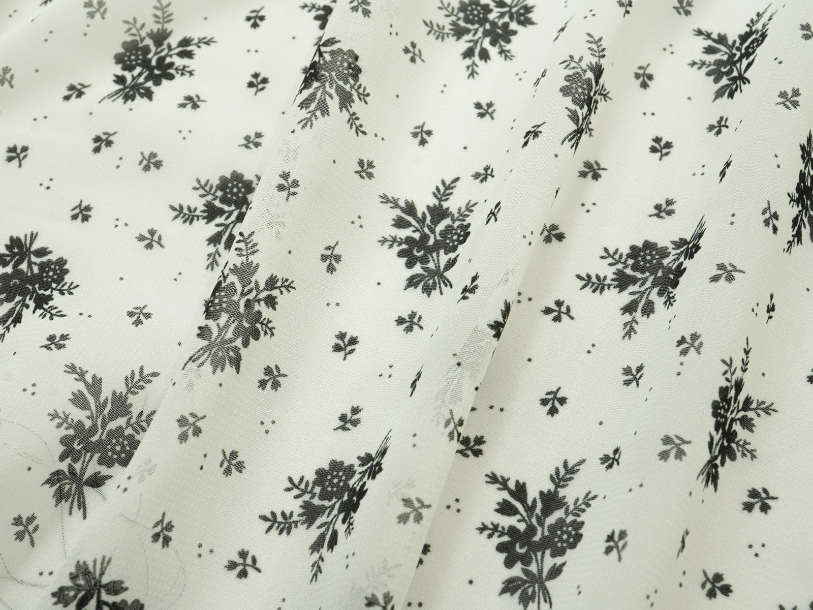 KKP7573 [ D/#286 ]７５ｄシフォン単色プリント