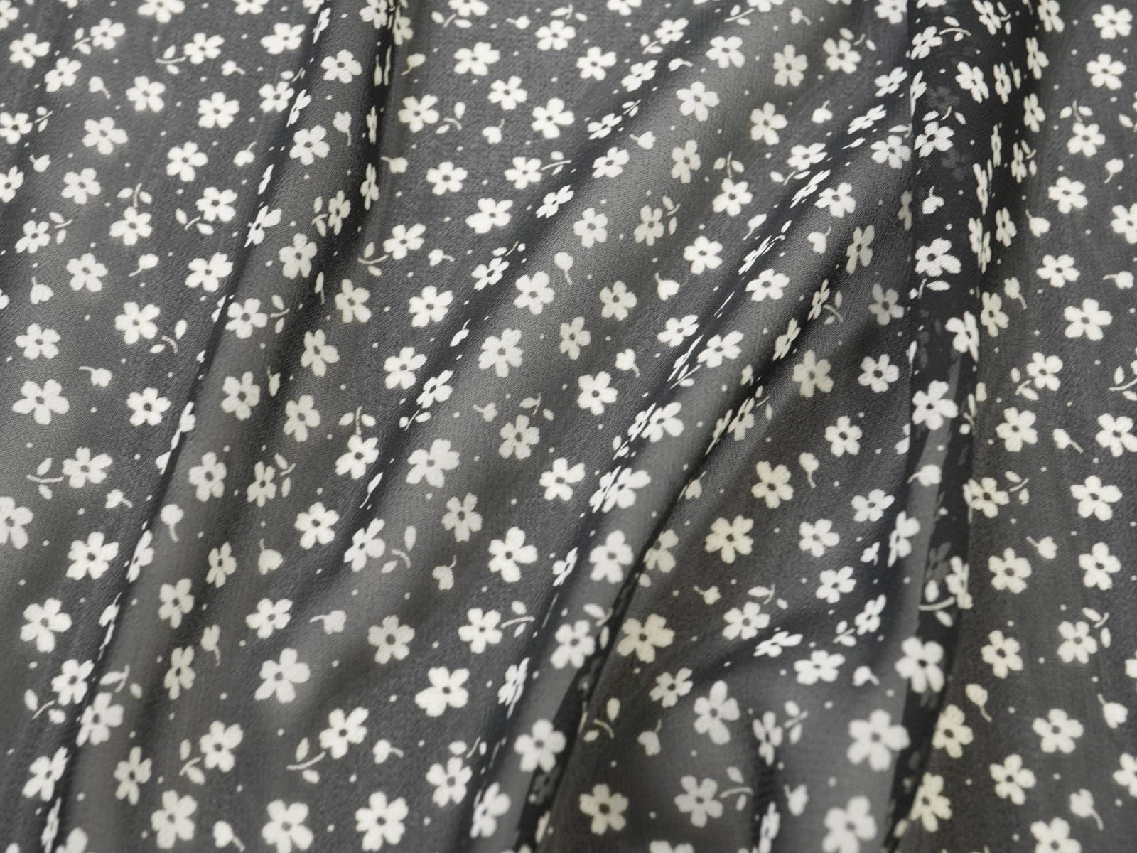 KKP7573 [ D/#284 ]７５ｄシフォン単色プリント