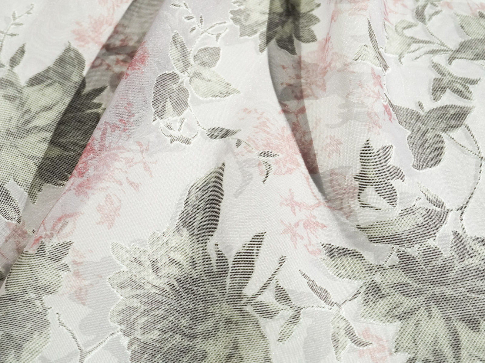 KPP1609 [ D/#70 ]Burn-out Printed Polyester Rayon Linen Blend