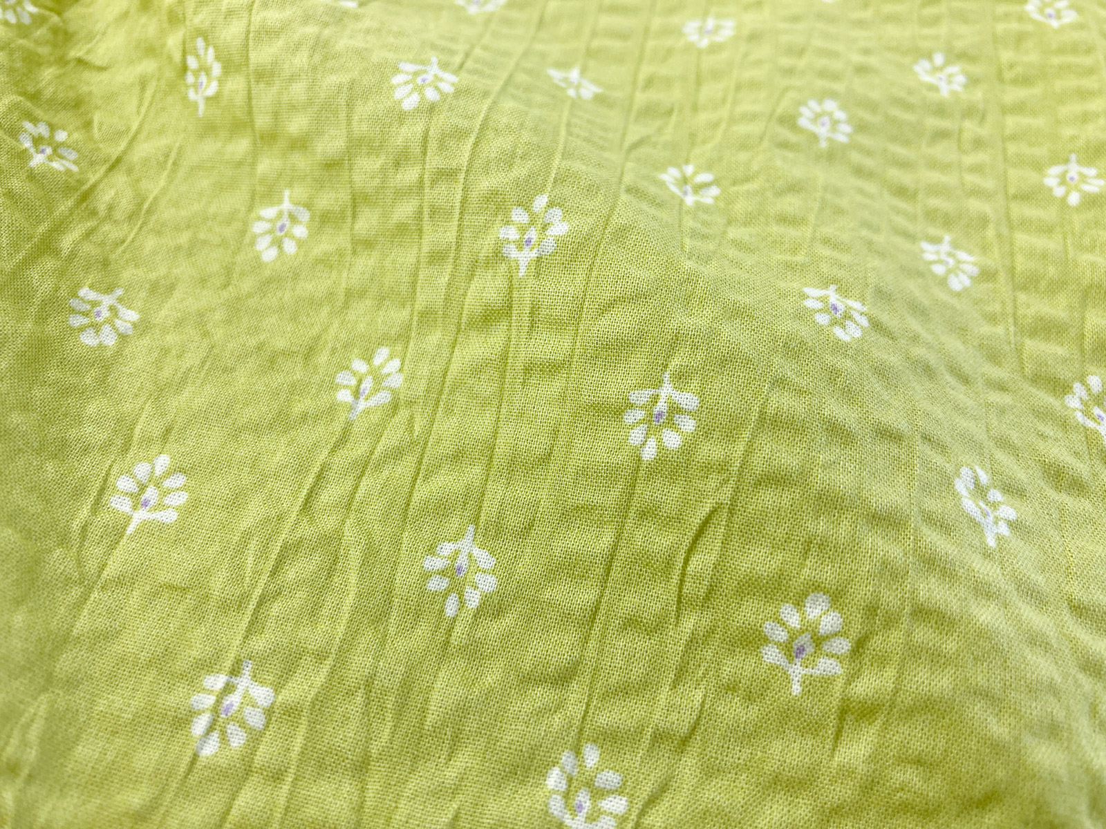 KCP606MW [ D/#K-690 ]Printed Cotton 60 Lawn Wrinkle Finish