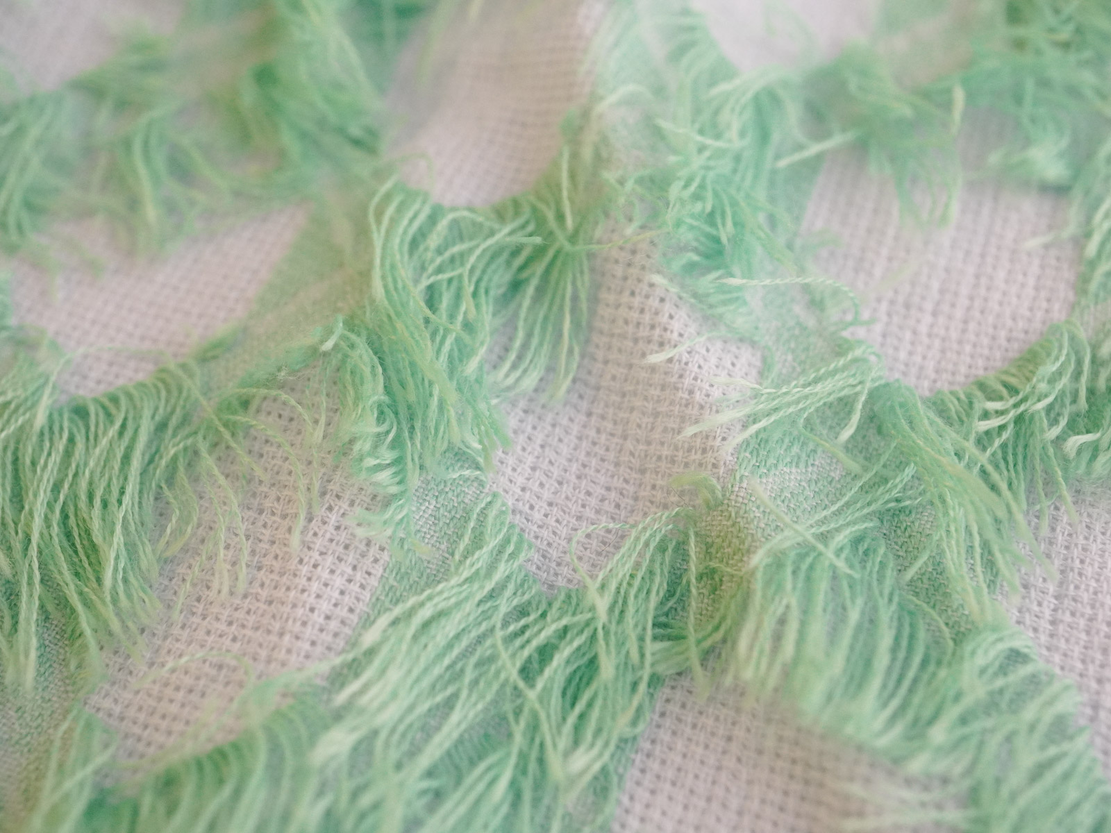 KKC837 [ D/#4 ]Dyed Cotton Polyester Fuzzy Jacquard