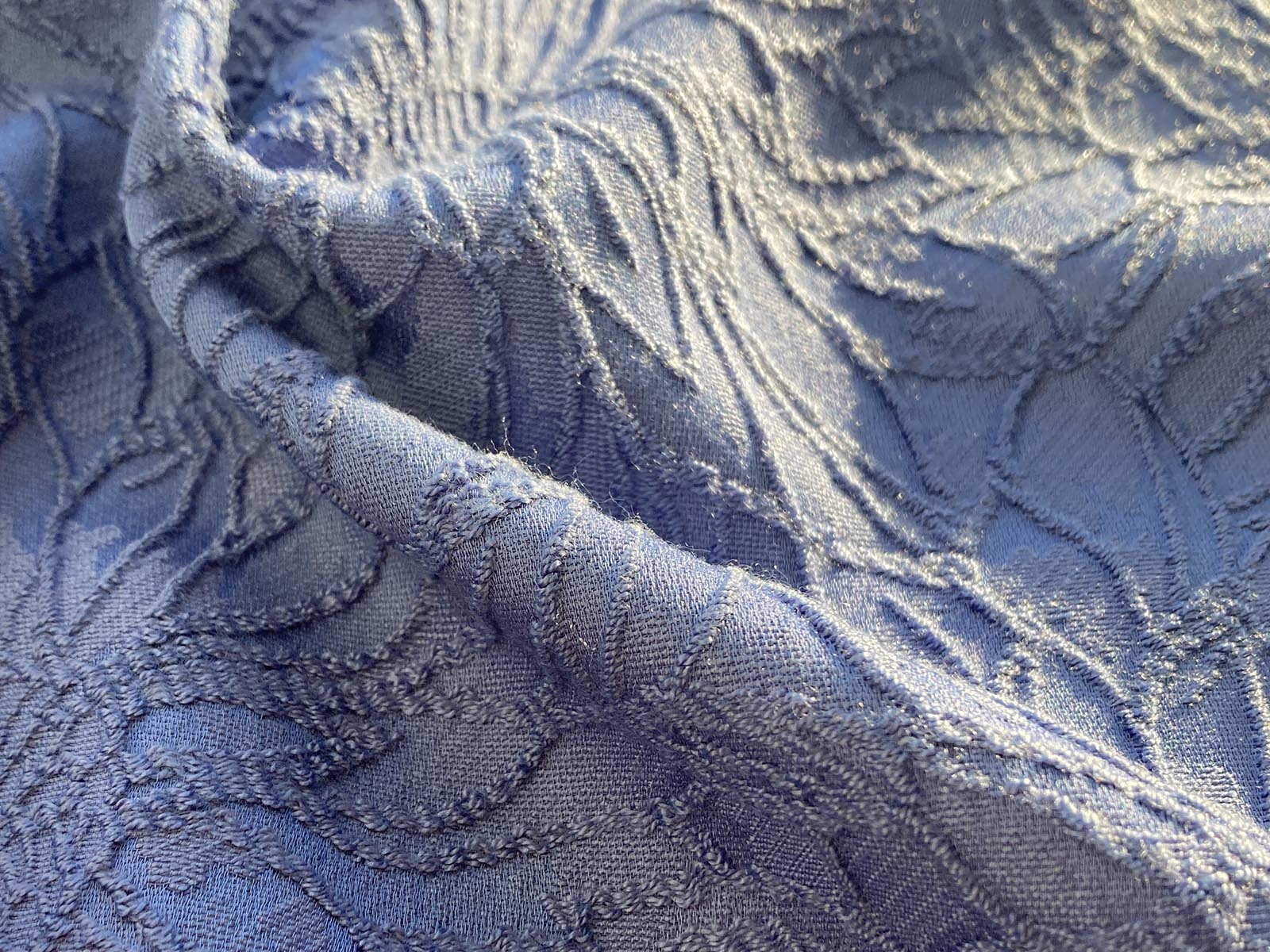 KKF3307 [ D/#1 ]Dyed Polyester Embroidery-like Jacquard