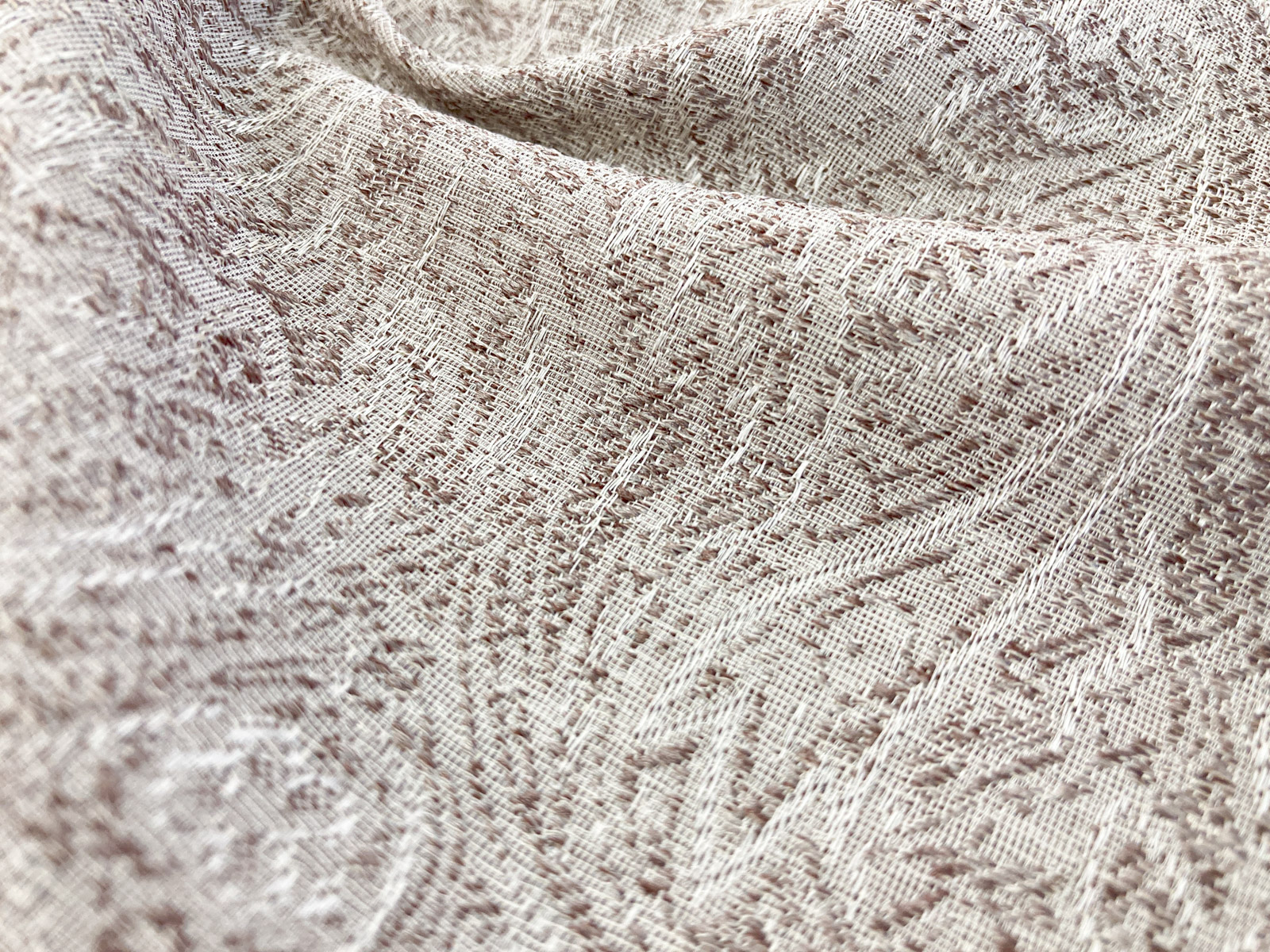 KKF3310-W [ D/#1Y ]Dyed Polyester 30d Linen-like Jacquard