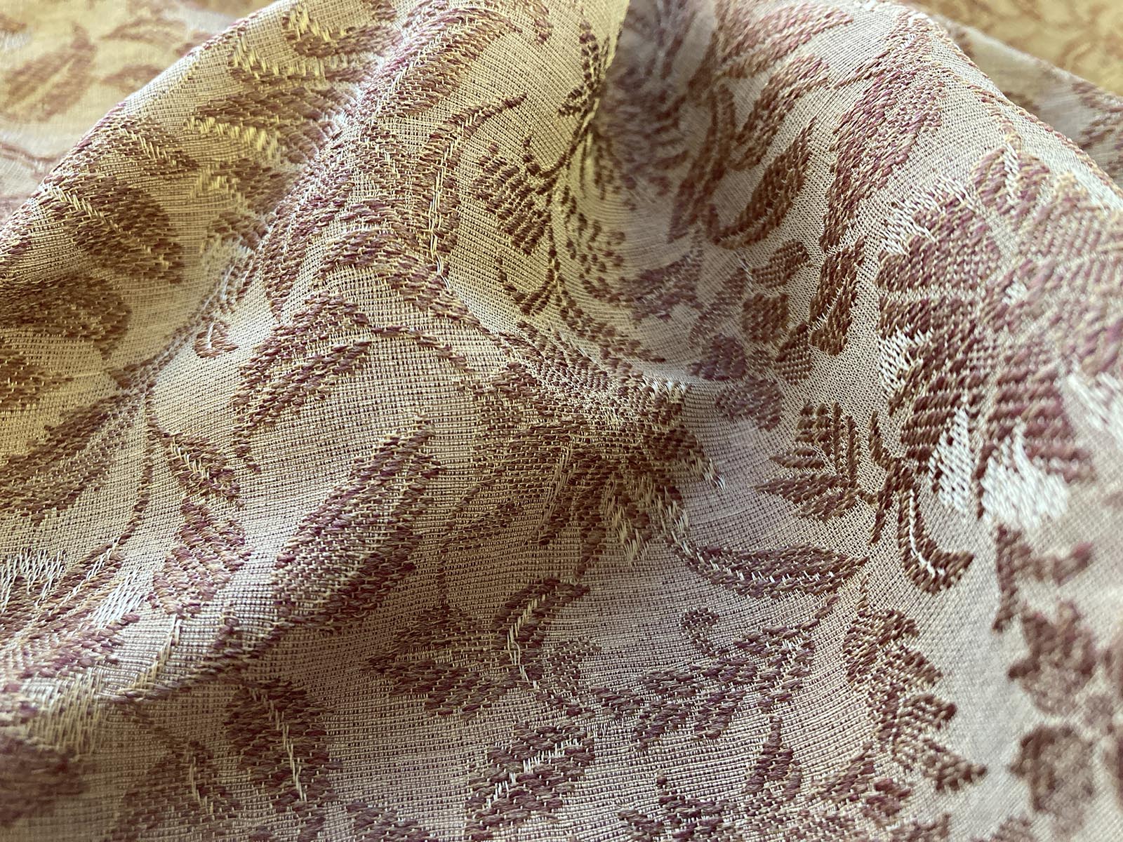 KKF3310 [ D/#3 ]Dyed Polyester 30d Linen-like Jacquard