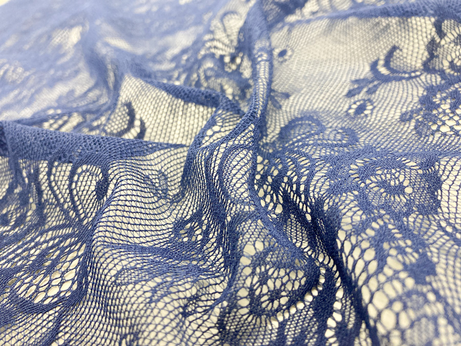 KKF5515 [ D/#1 ]Dyed Polyester Stretch Lace