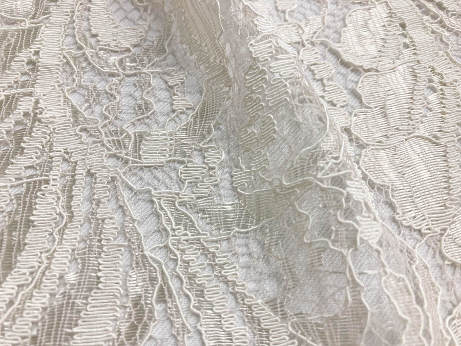 KKF8575 [ D/#4 ]Dyed Rayon Nylon Scalloped Cord Lace