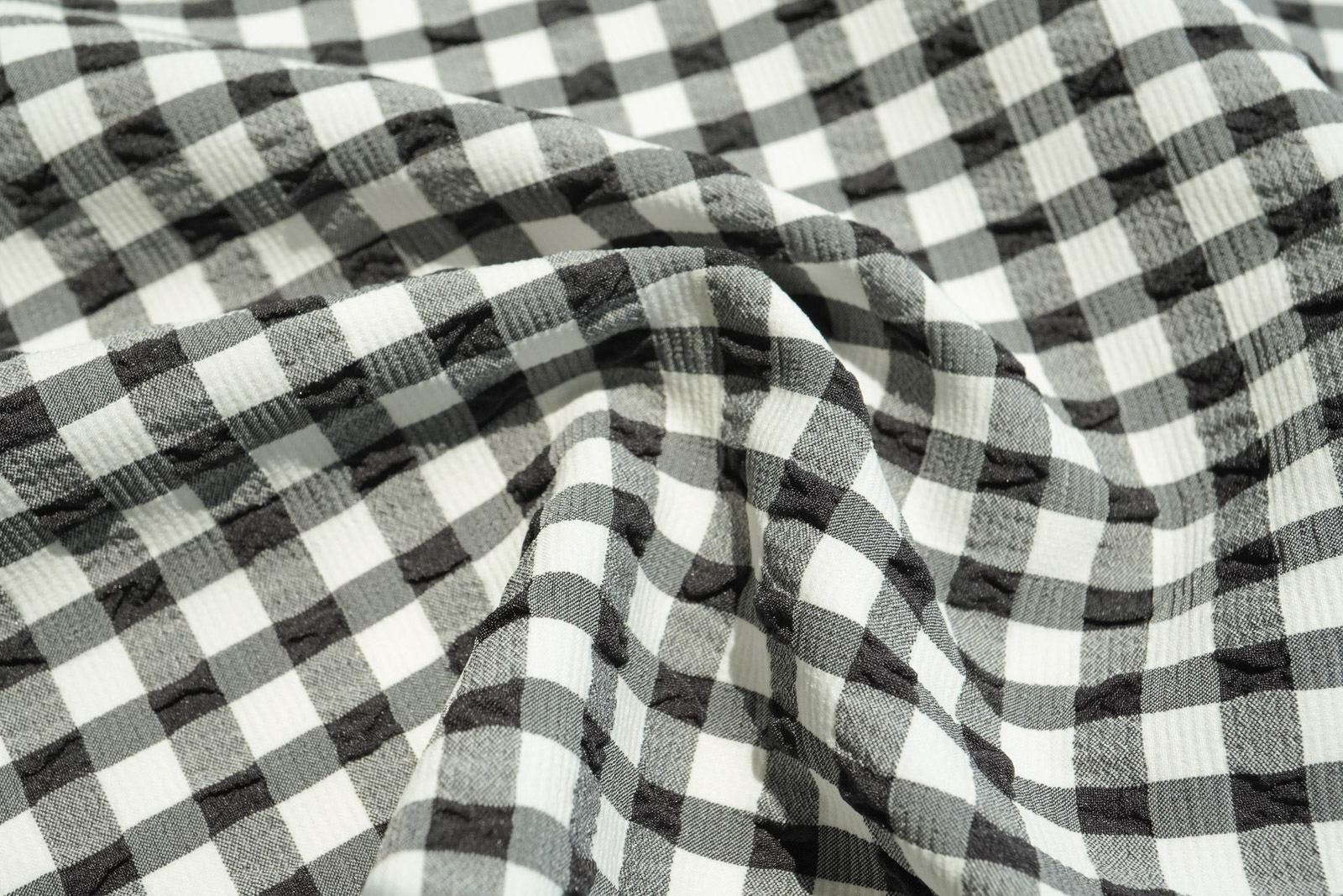 KKF8585-55 [ D/#3 ]Dyed Polyester Stretch Sheer Sucker