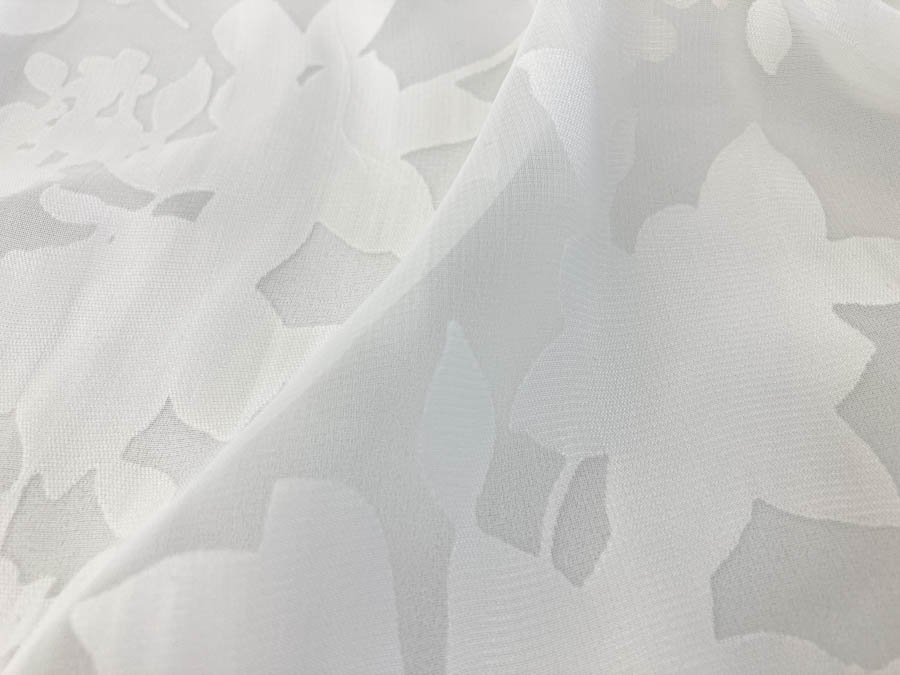 KKOP9117 [ D/#1 ]Burn-out Printed Rayon Polyester Fabric