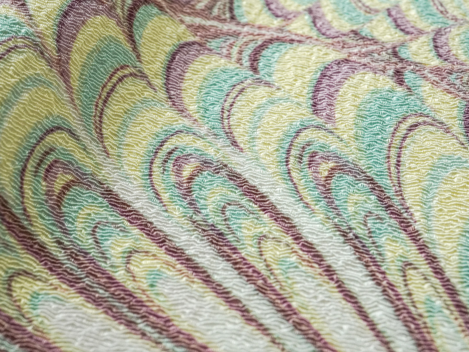 KKP2338 [ D/#B-304 ]Printed Polyester Chirimen