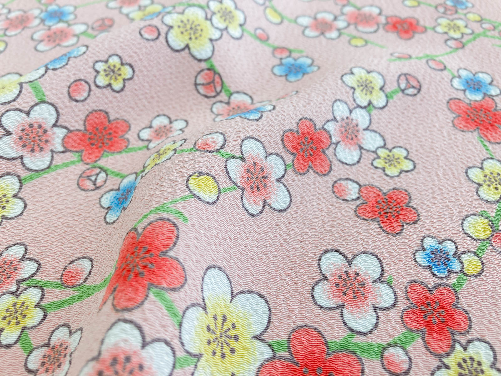 KKP2338 [ D/#J-503A ]Printed Polyester Chirimen