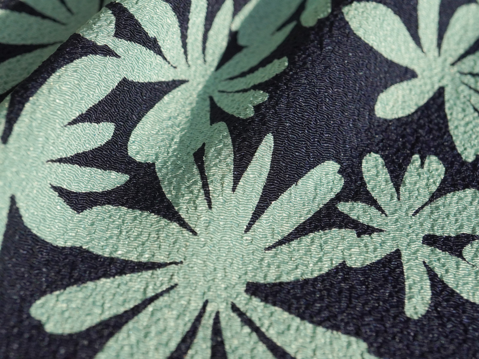 KKP3338 [ D/#130 ]Printed Polyester Chirimen