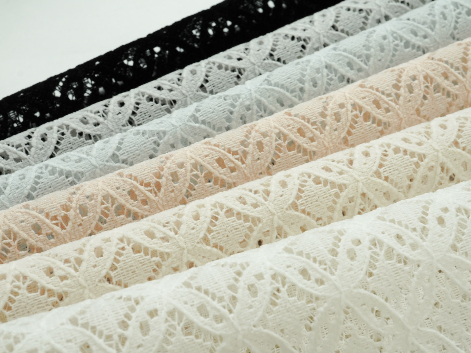 KF2744G [ D/#5-2883 ]All-over Flock Printed Polyester Raschel Lace