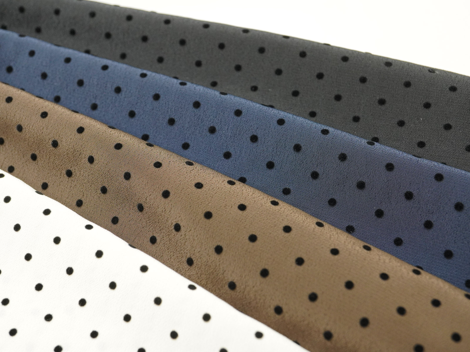 KF5502 [ D/#F-3353 ]Flock Printed Polyester Chirimen Crepe Dechine
