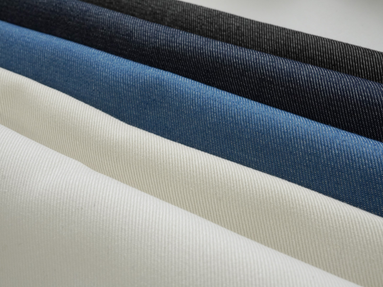 KKC230 Dyed Cotton Recycled Polyester Not Easy to Fade Twill Denim
