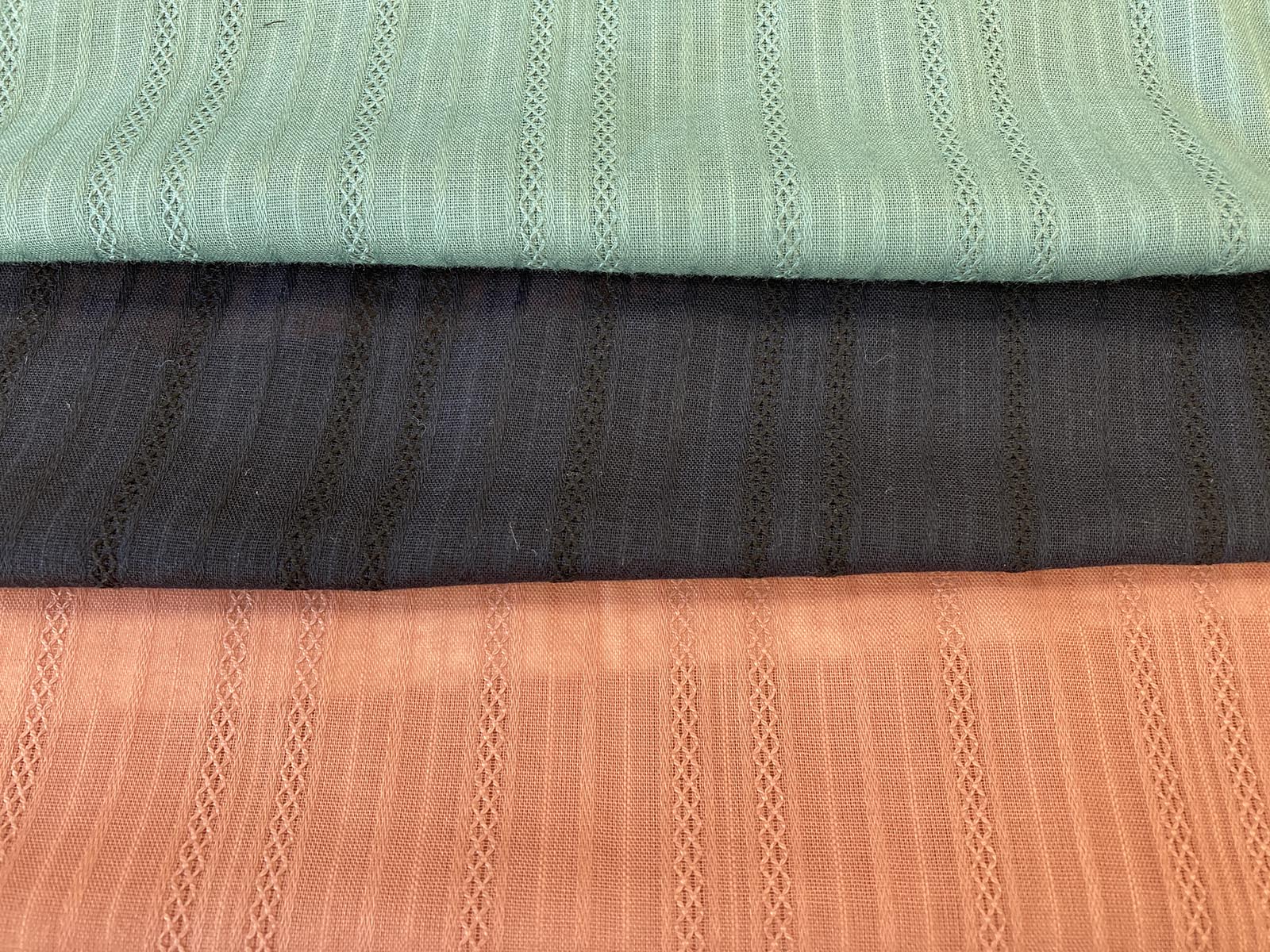 KKC653 [ D/#4 ]Dyed Polyester Cotton Leno Cloth