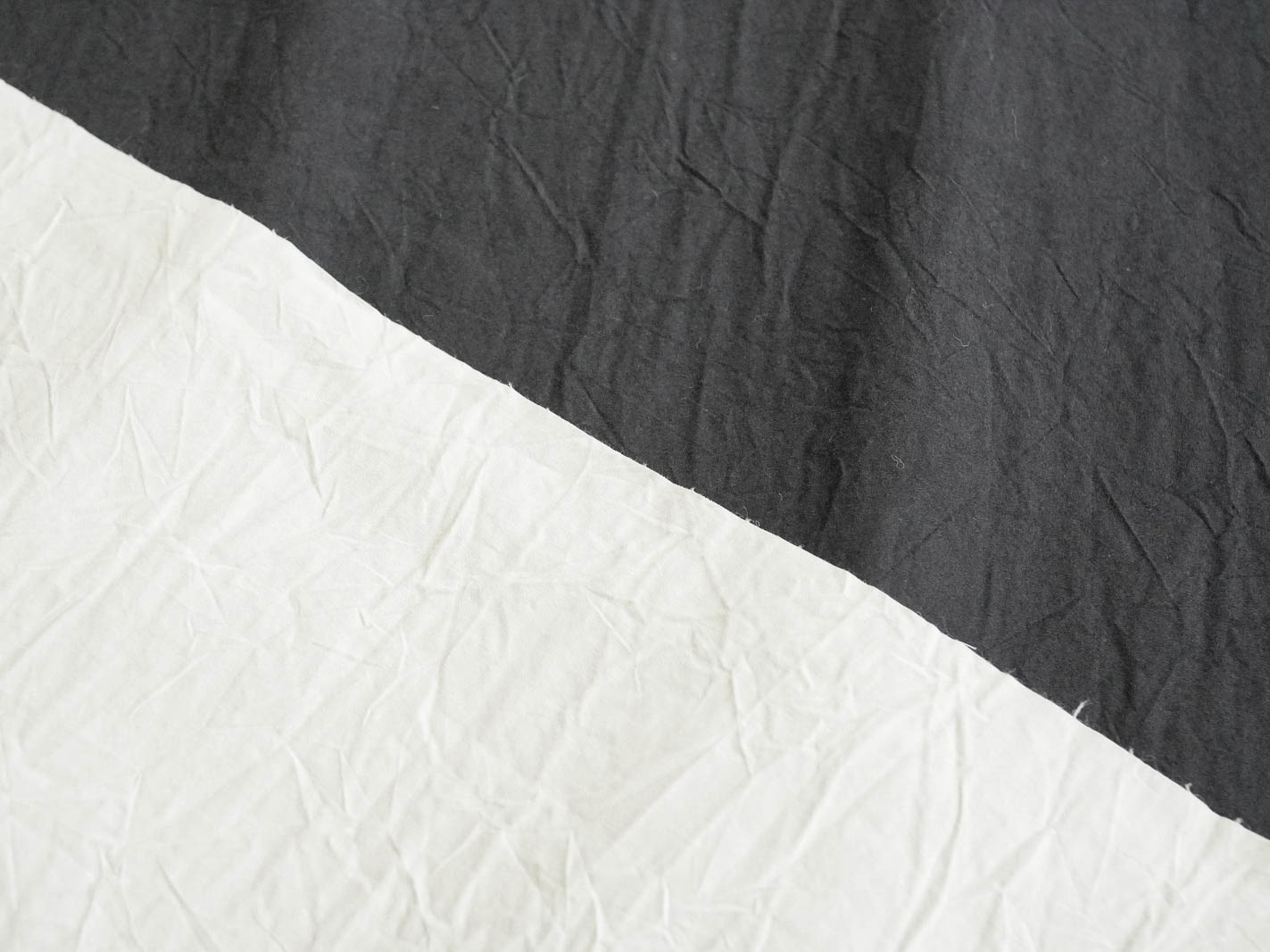 KKC890NC-W Dyed Cotton 80 Typewriter Natural Crush Wrinkle Finished