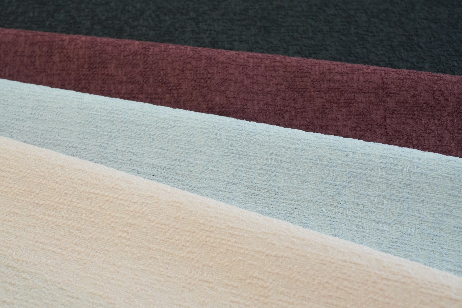KKF3310FSV-W [ D/#8Y ]Dyed Polyester 30d Linen-like Stretch Jacquard