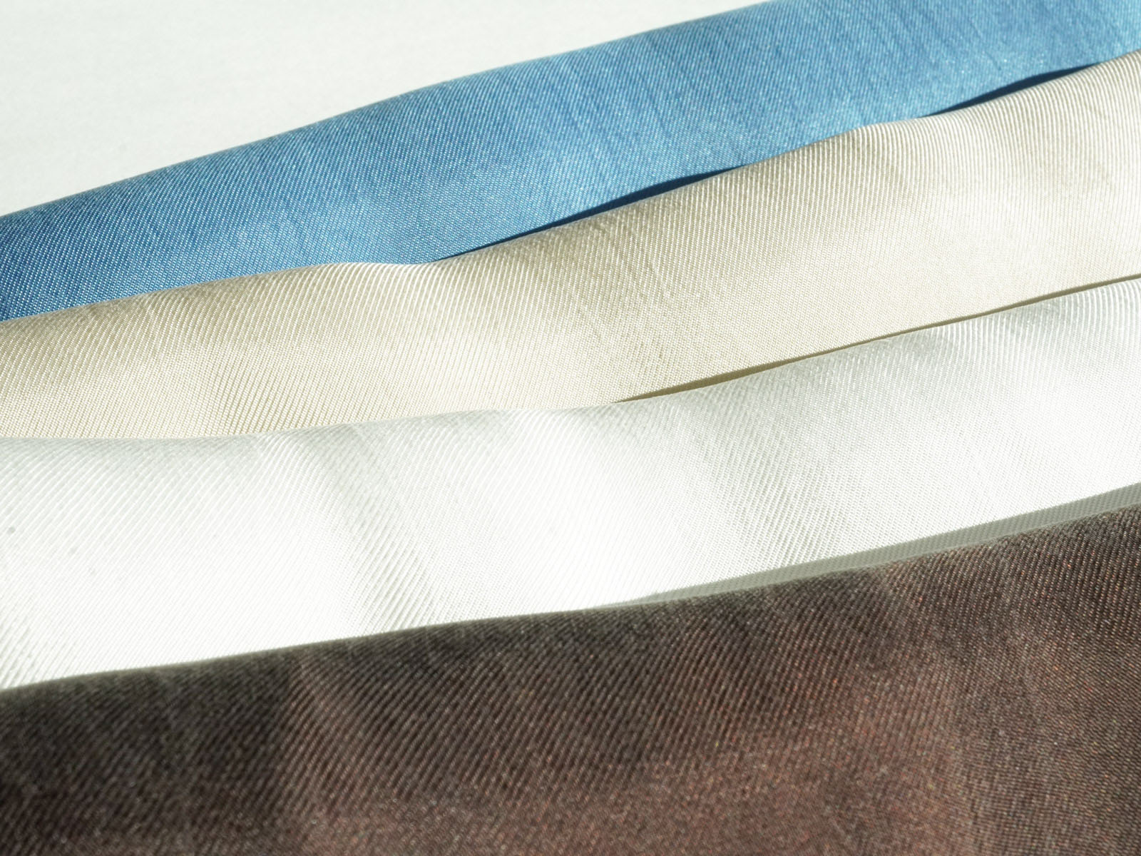 KKF3690-W Dyed Cupro Twill Fibril Finish