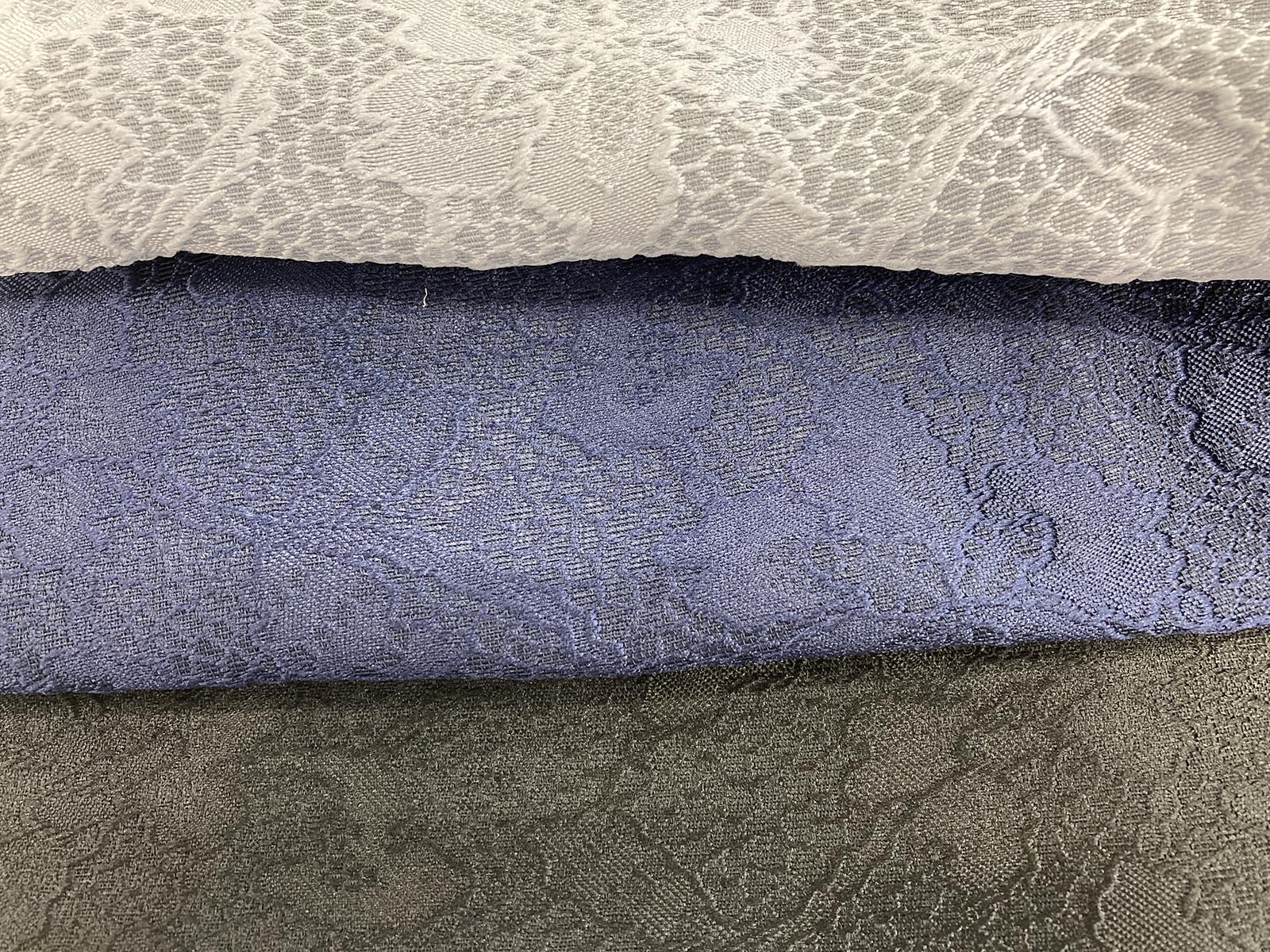 KKF6945 Dyed Polyester Cord Lace Jacquard