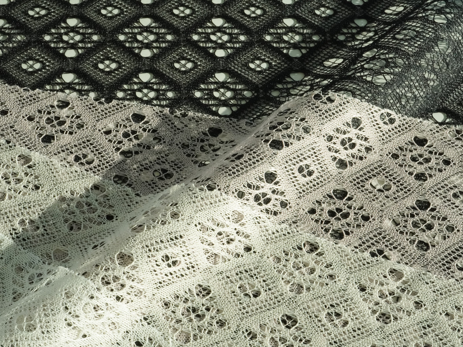 KKF8240E2X-W [ D/#3 ]Dyed Recycled Polyester Lace