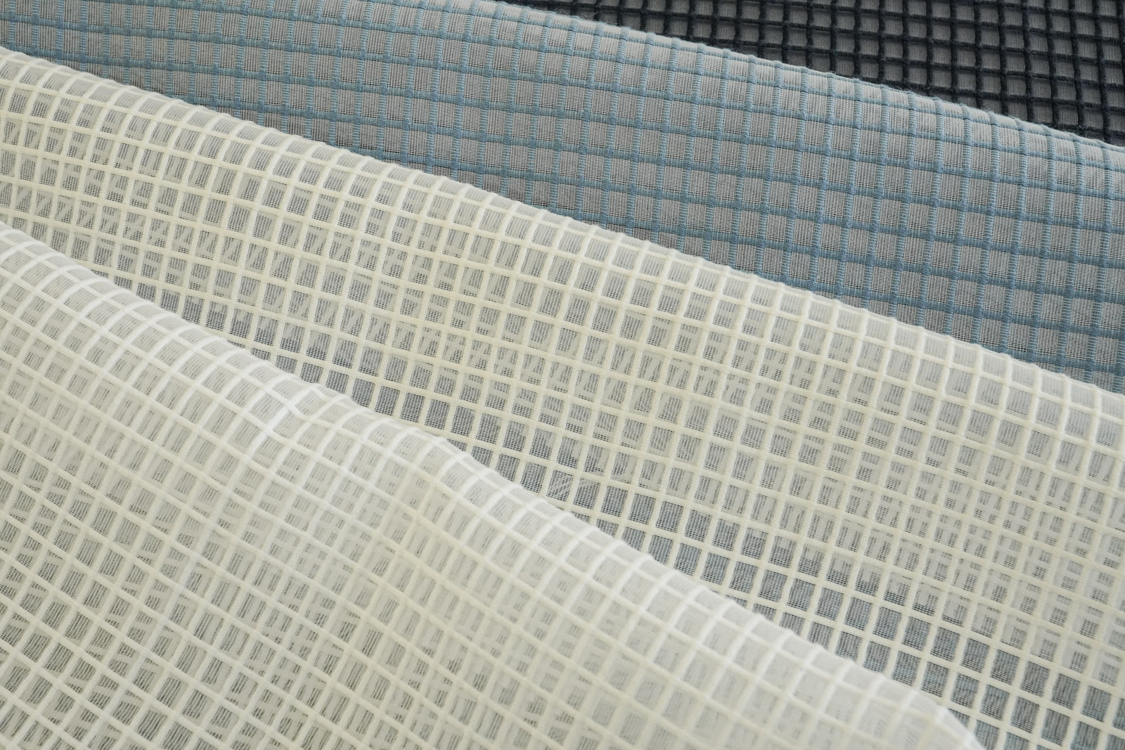 KKF8403 Dyed Polyester Cotton Plaid Organza