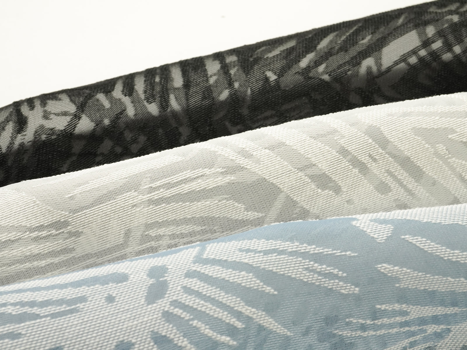 KKOP1606 [ D/#126 ]Burn-out Printed Polyester Rayon Hemp Plain Weave