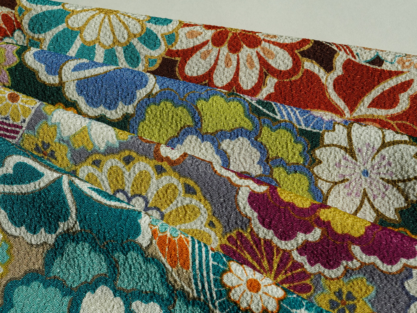 KKP2338 [ D/#HM-117 ]二越ちりめん®多色プリント