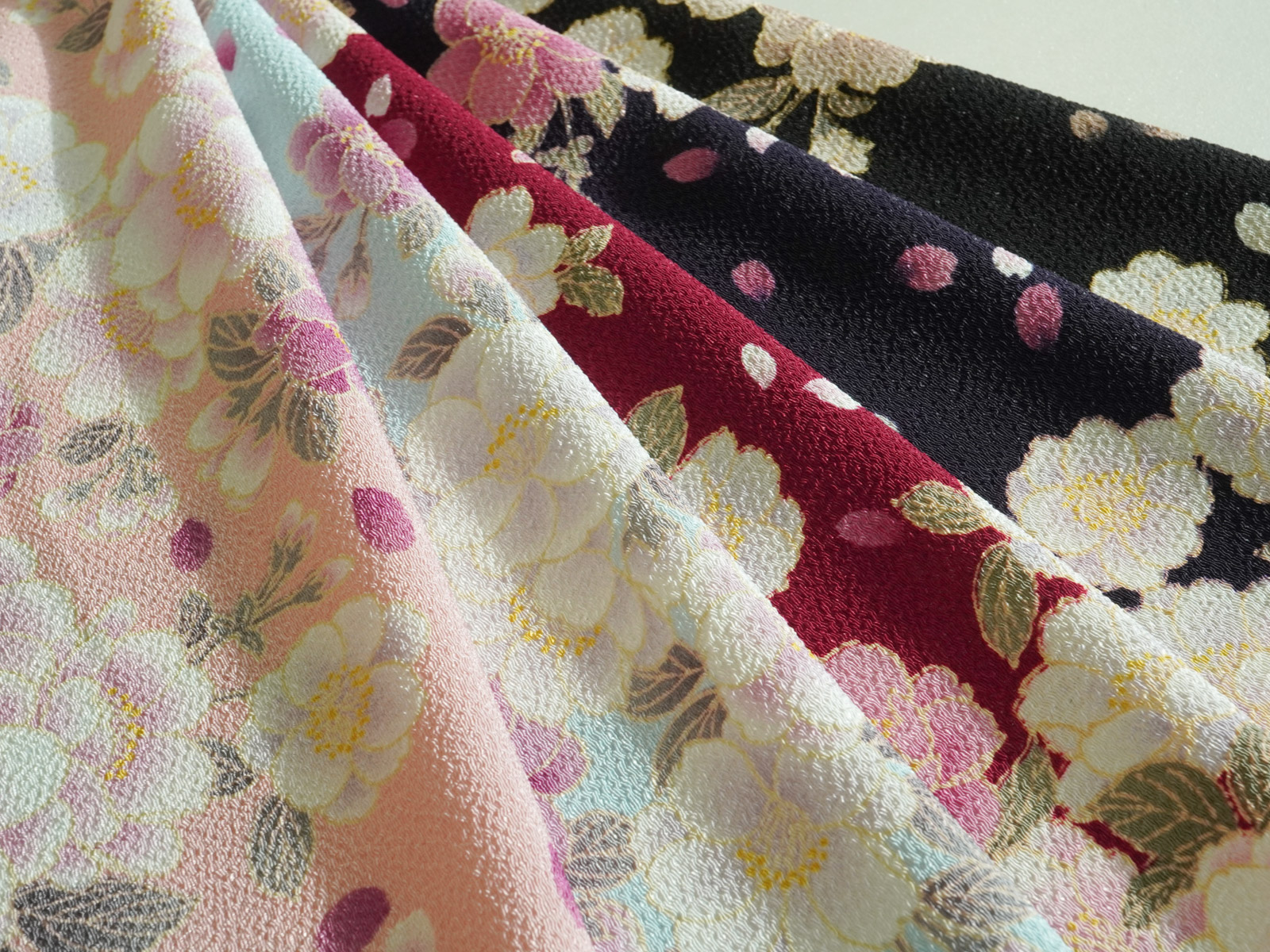 KKP2338 [ D/#八重の優 ]二越ちりめん®多色プリント