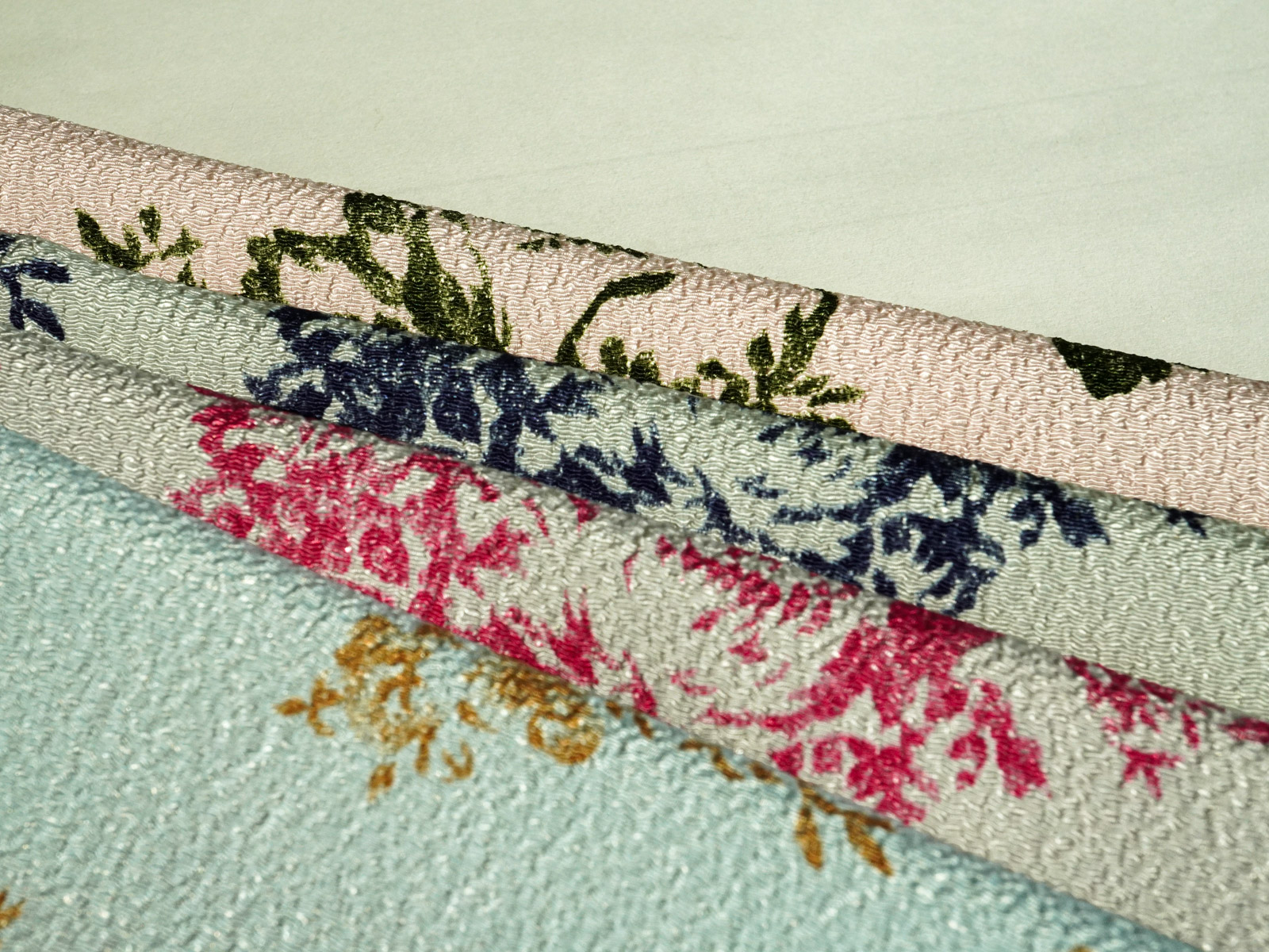 KKP3338 [ D/#42 ]二越ちりめん®単色プリント