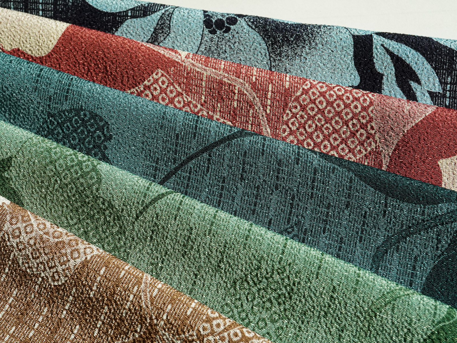 KKP3338 [ D/#花芙蓉 ]二越ちりめん®単色プリント