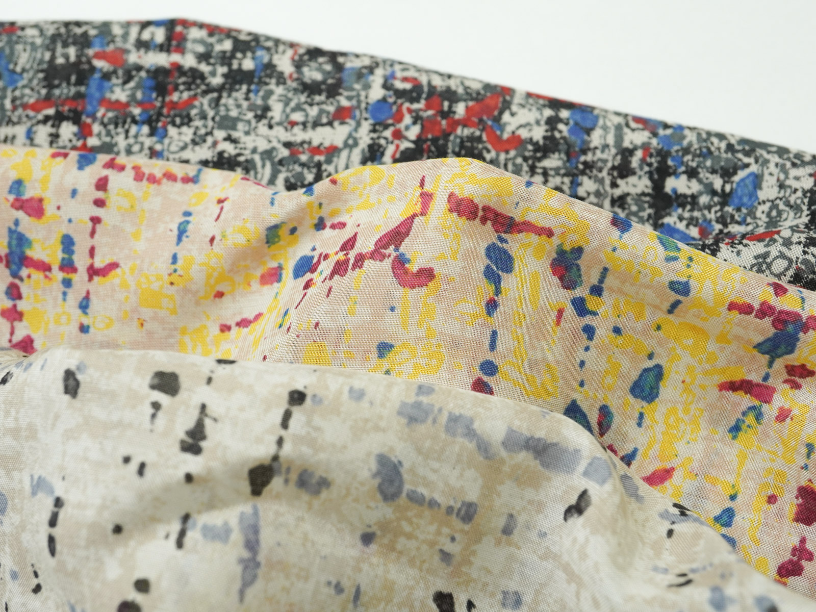 KKP5603-58 [ D/#HM-119 ]スパンローン広巾多色プリント