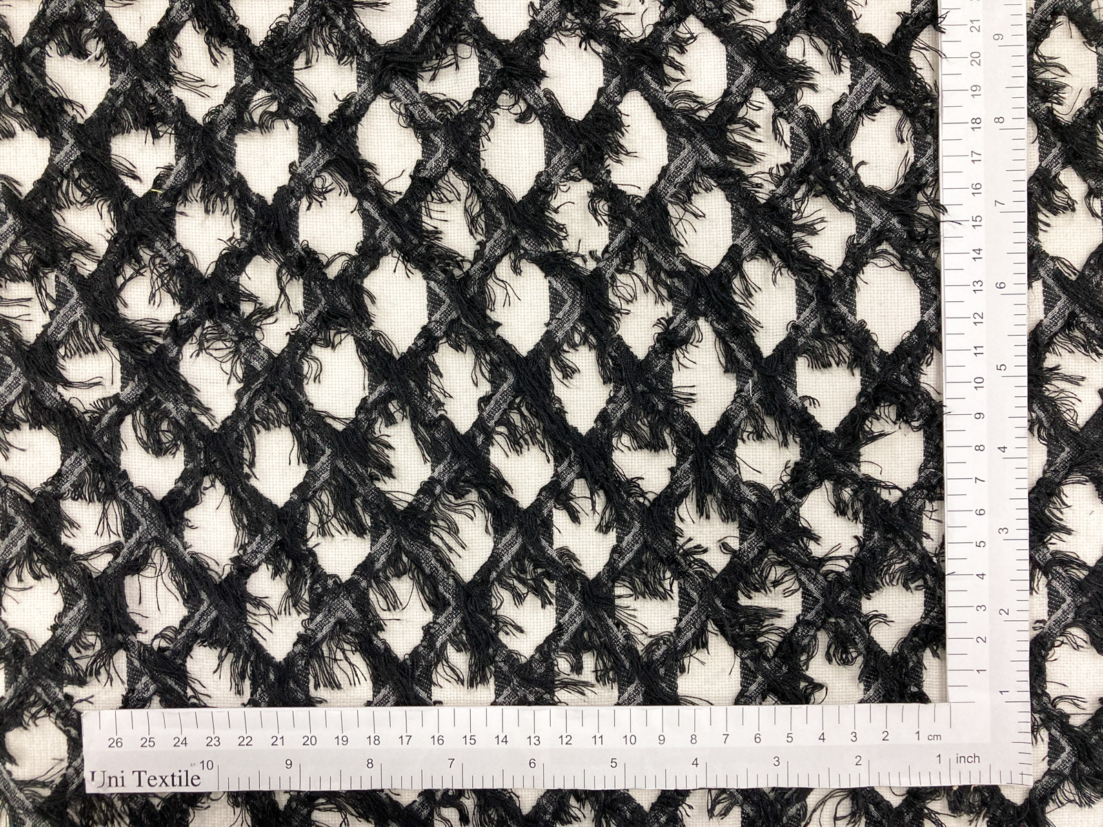 KKC837 [ D/#4 ]Dyed Cotton Polyester Fuzzy Jacquard