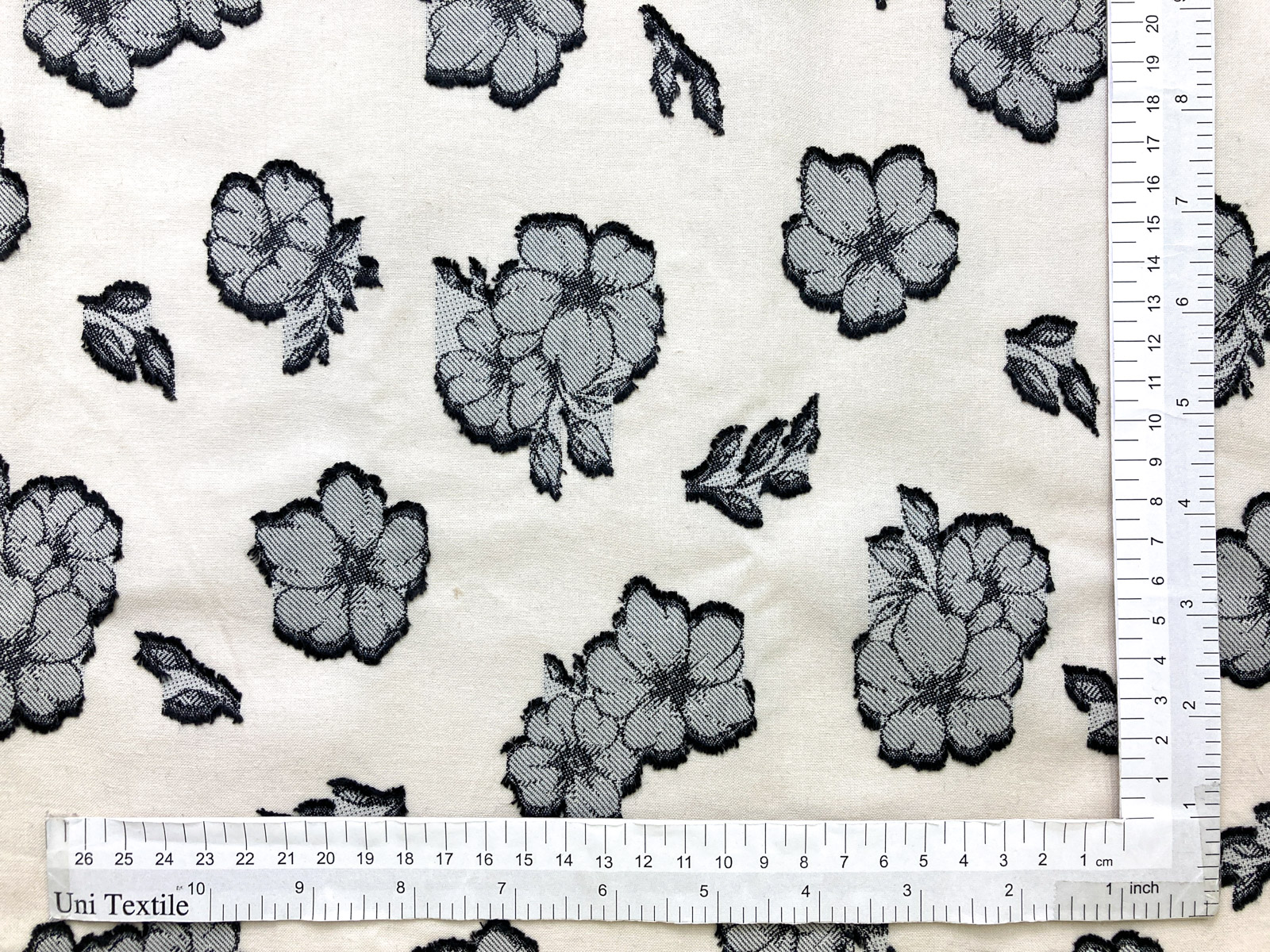 KKC841 [ D/#4 ]Dyed Cotton Polyester Cut Jacquard