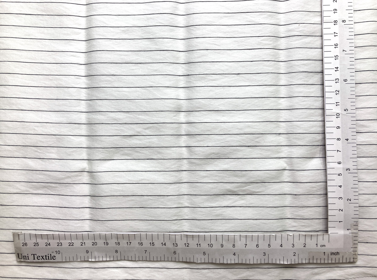 KKF1739-W Dyed Modal Nylon Cupro Polyester Chambray Border Stripe