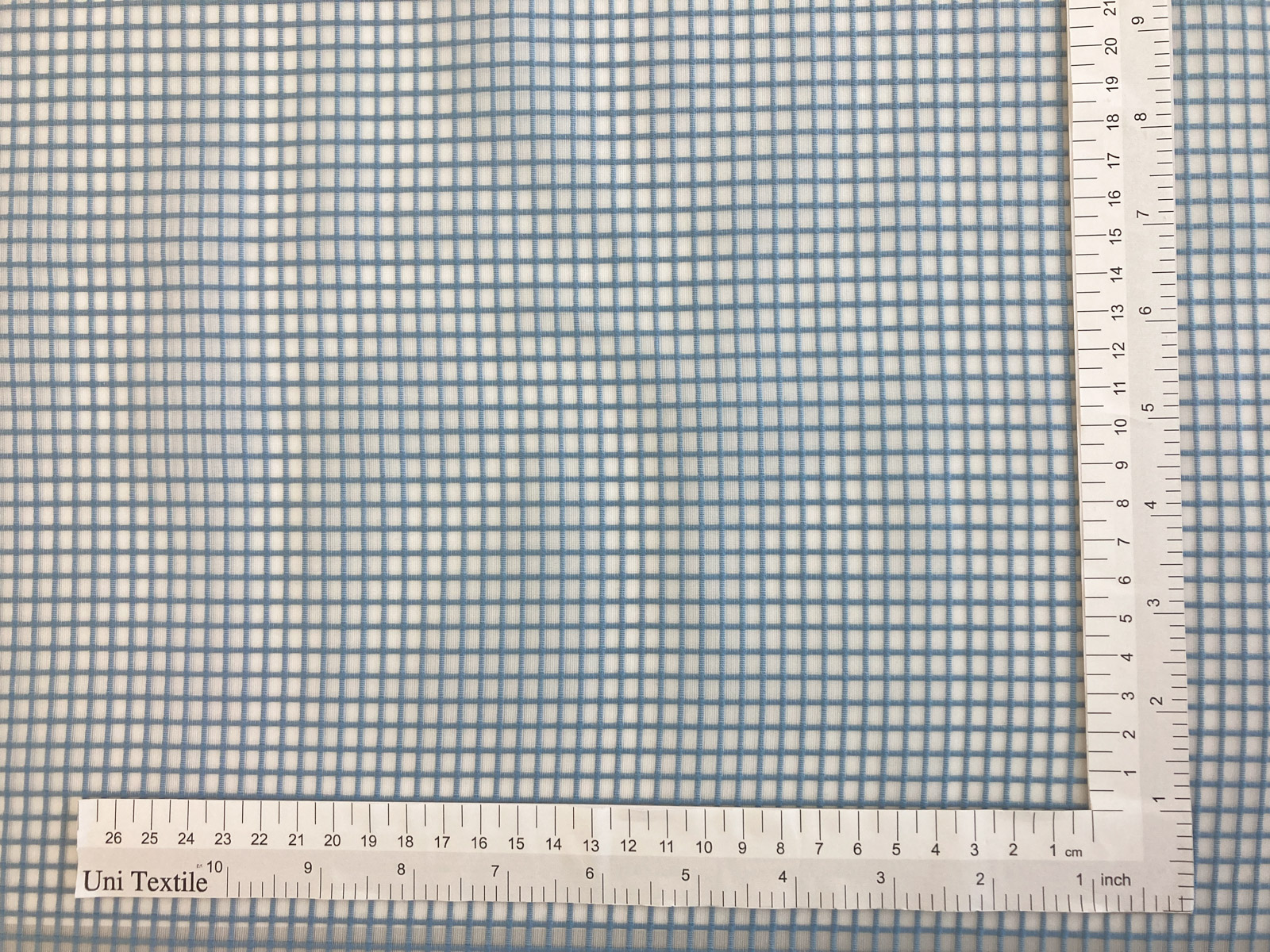 KKF8403 Dyed Polyester Cotton Plaid Organza
