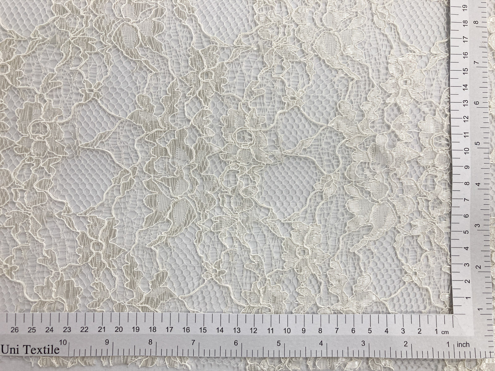 KKF8575 [ D/#5 ]Dyed Rayon Nylon Scalloped Cord Lace