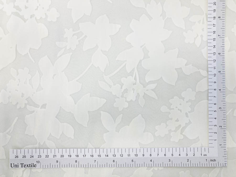 KKOP9117 [ D/#1 ]Burn-out Printed Rayon Polyester Fabric