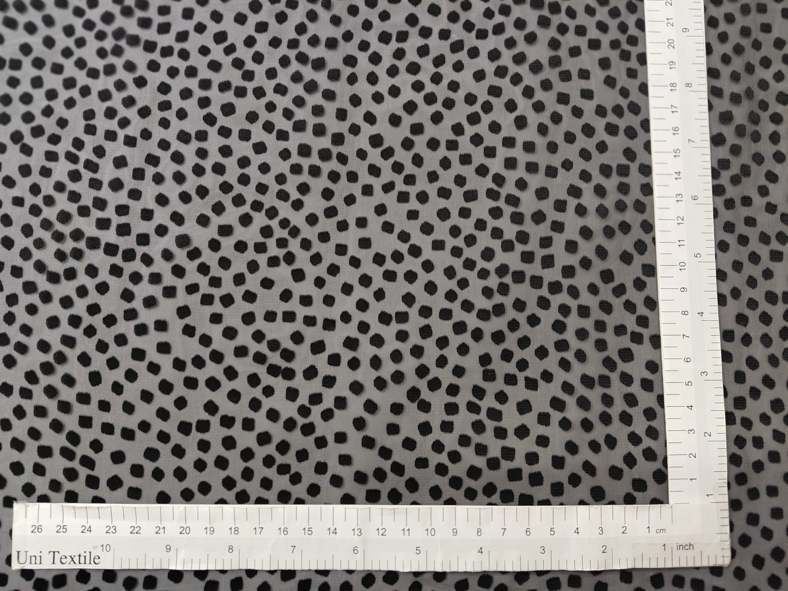 KKOP9117 [ D/#13 ]Burn-out Printed Rayon Polyester Fabric