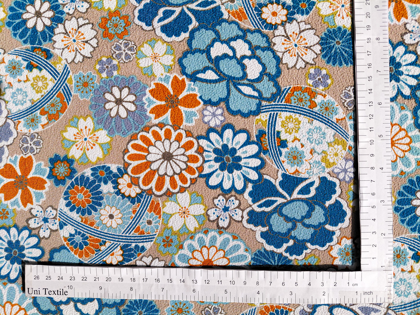 KKP2338 [ D/#HM-117 ]二越ちりめん®多色プリント