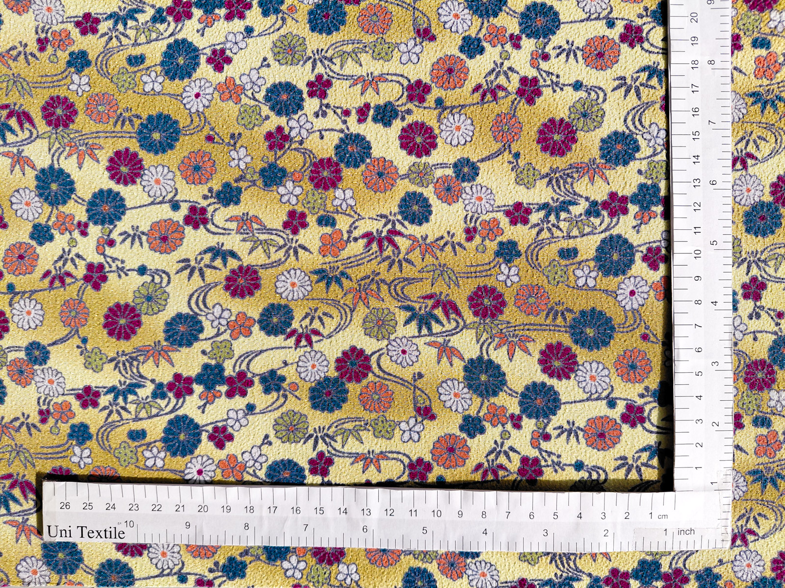 KKP2338 [ D/#菊流水 ]二越ちりめん®多色プリント