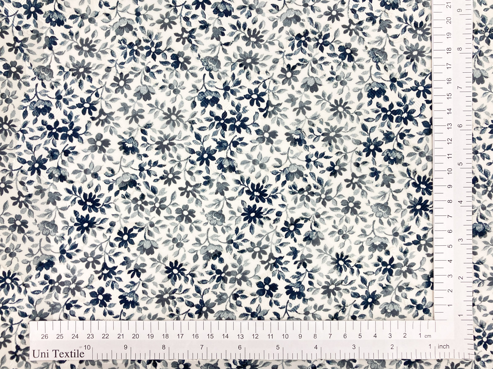 KKP4193 [ D/#100-31 ]シフォンカットジャカード単色プリント