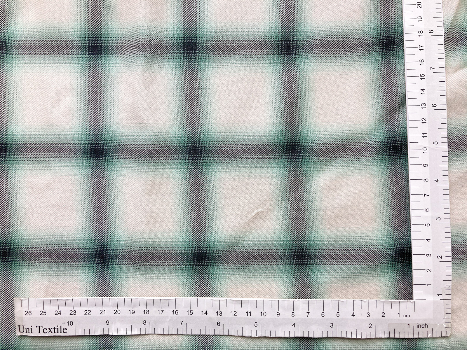 KYC303 [ D/#1 ]Yarn Dyed Rayon Ombre Check